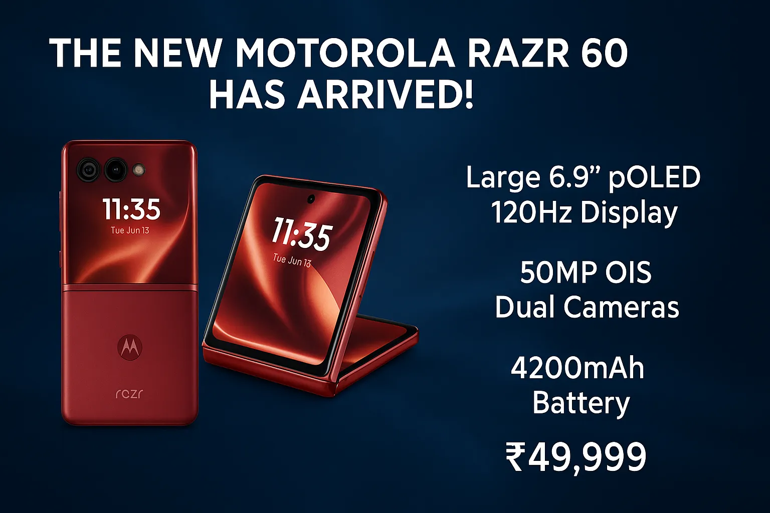 Motorola Razr 60: Unpacked for India – Price, Features, and Specifications