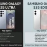 Samsung Galaxy S25 Ultra vs Samsung Galaxy S25 Edge