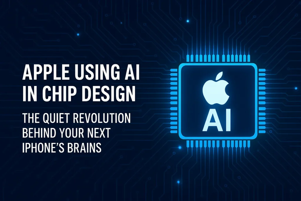 Apple using AI in chip design