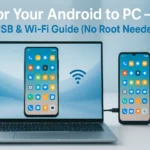 How to Mirror Android Screen to PC via USB or Wi-Fi (No Root Needed)