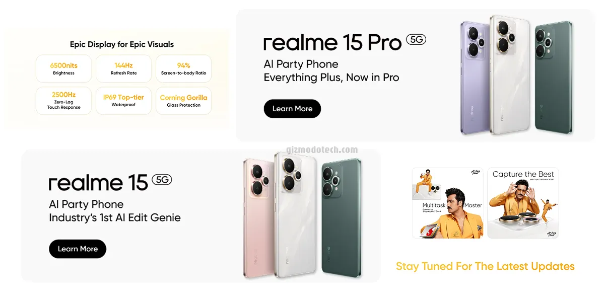 Realme 15 Series AI Camera Features Confirmed: Are They Game-Changers?