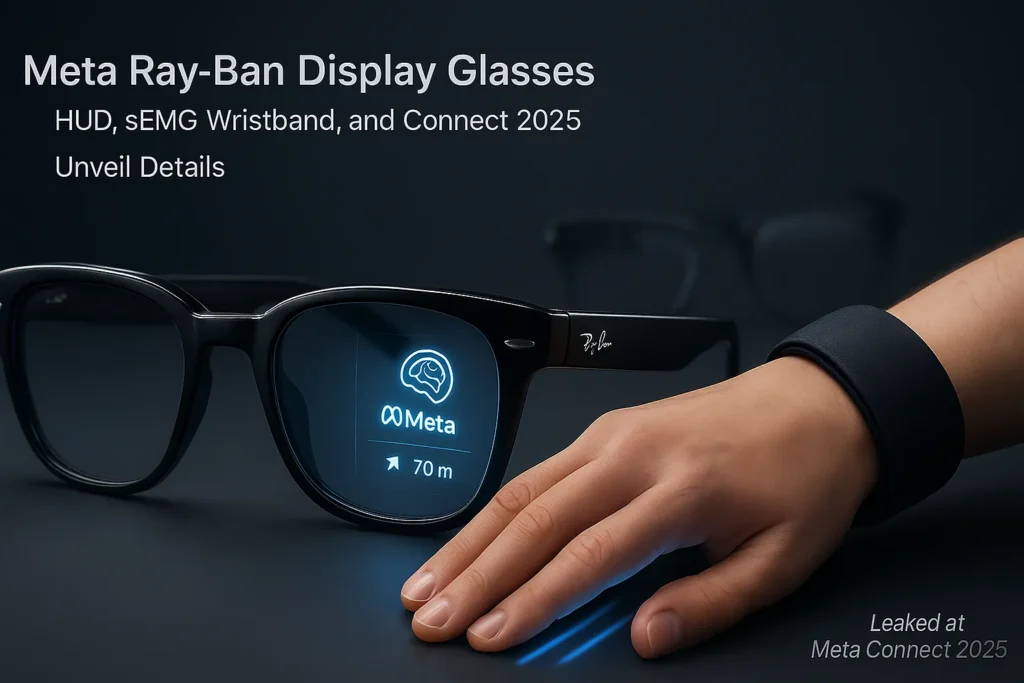 Meta Ray-Ban Display glasses