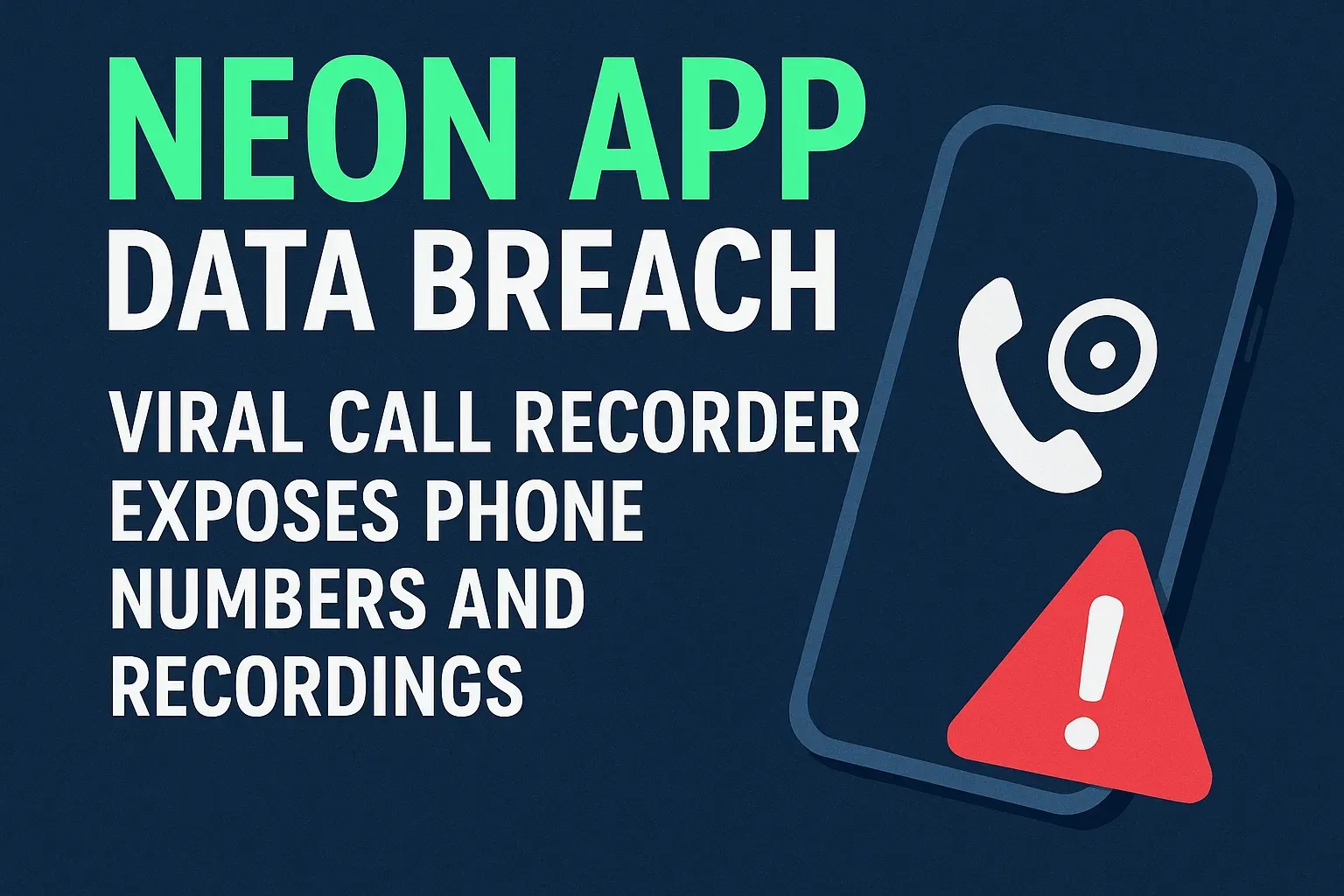 Neon app data breach