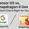 Tensor G5 vs Snapdragon 8 Gen 2
