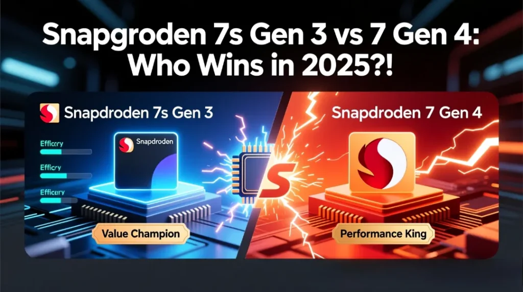 Snapdragon 7s Gen 3 vs Snapdragon 7 Gen 4