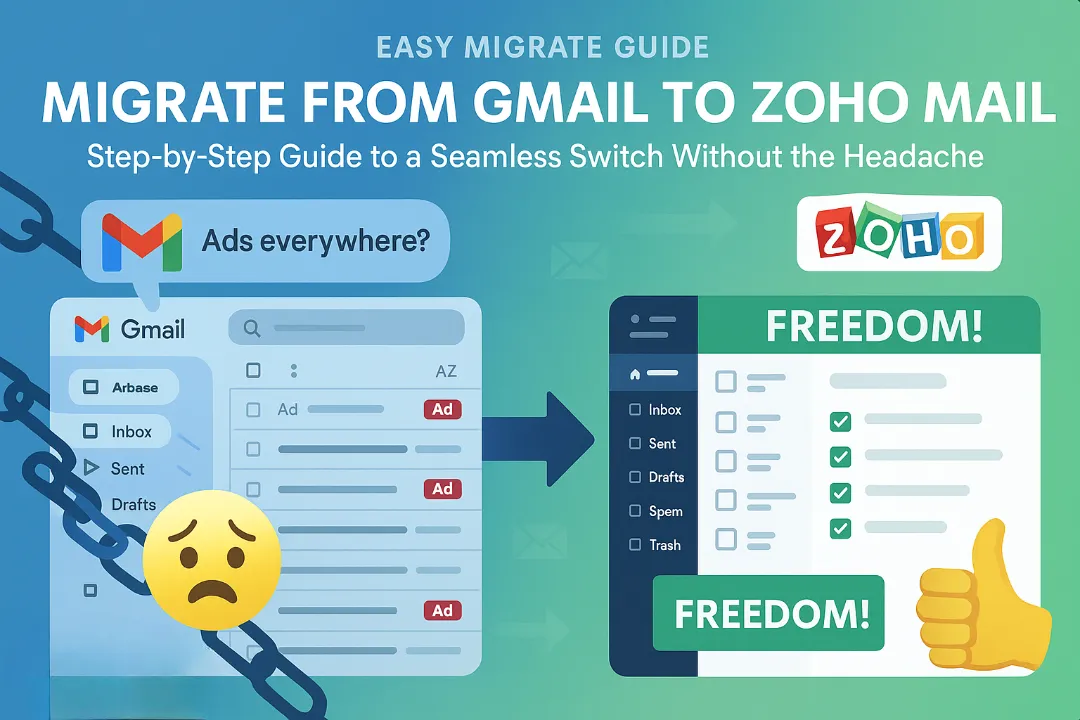 “Step-by-step guide to migrate from Gmail to Zoho Mail seamlessl