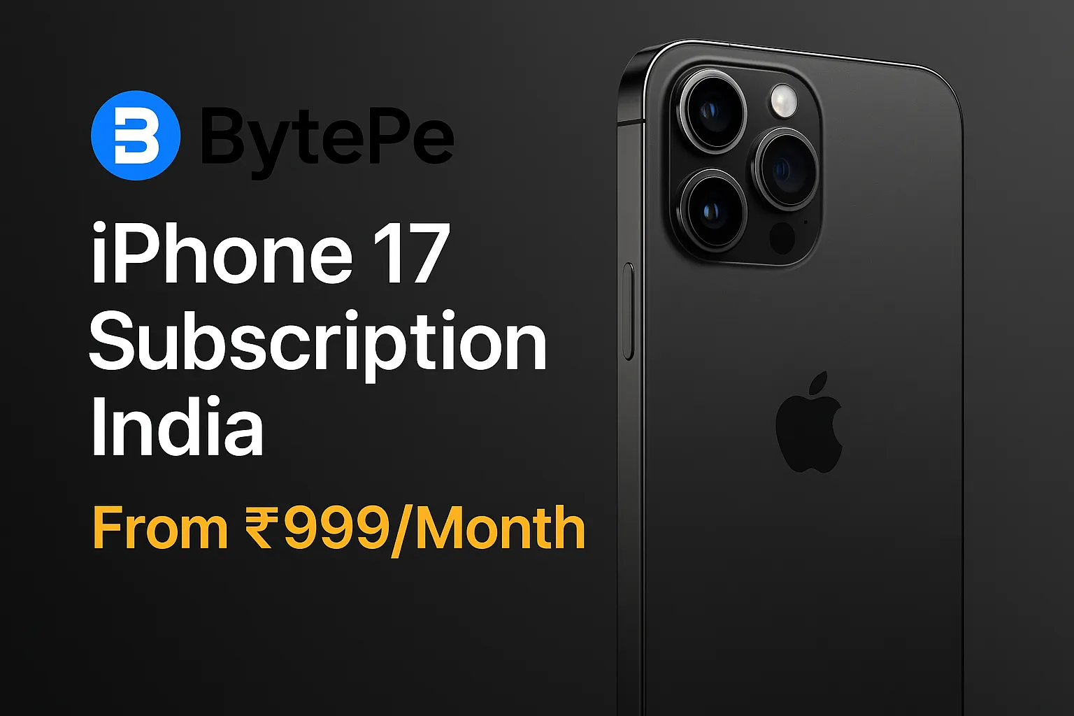 iPhone 17 subscription India