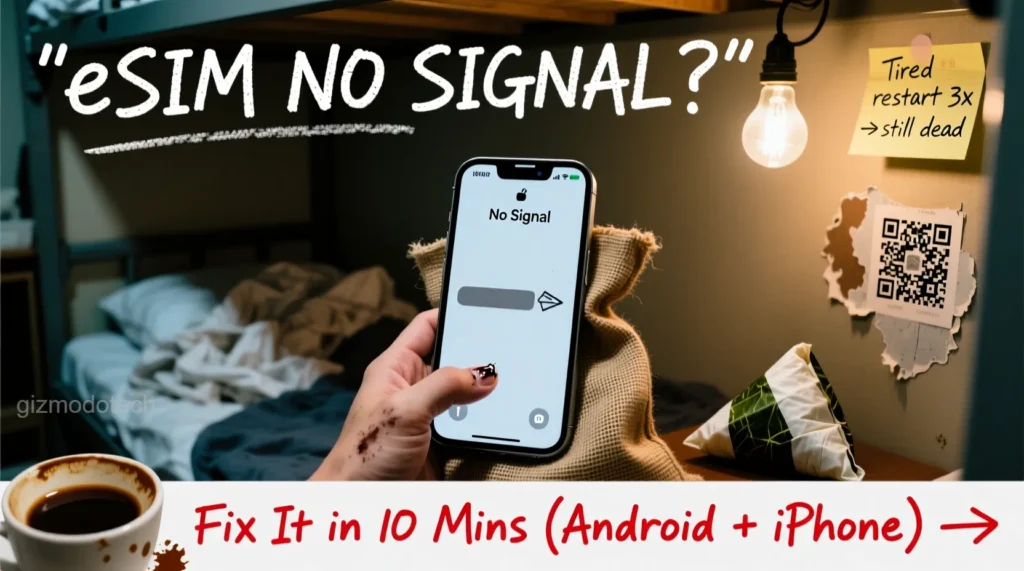 eSIM no signal fix