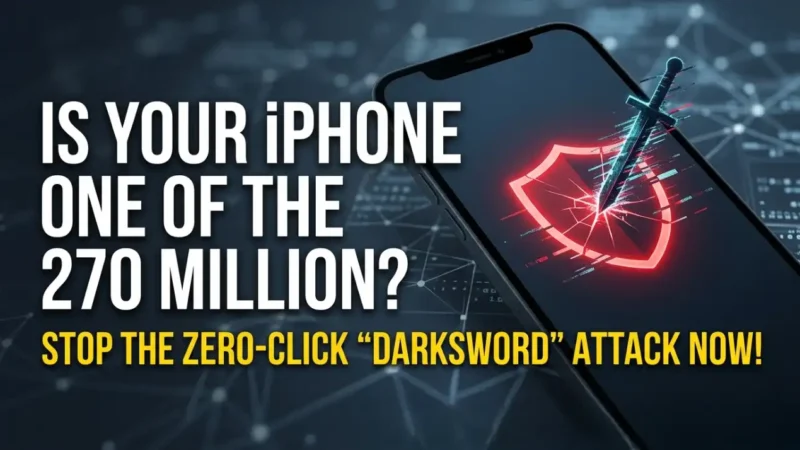 DarkSword Spyware: Why 270 Million iPhones Are at Risk Right Now