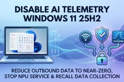 Disable AI Telemetry Windows 11 (2026 Guide): Stop Microsoft AI Tracking Without Breaking Your PC