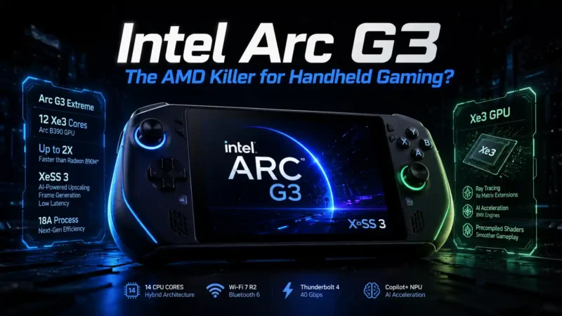 Intel Arc G3 Handheld Gaming PC — Does Intel Finally Have a Real Answer to AMD?