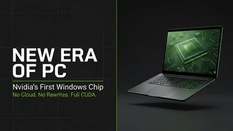 First Windows PC Powered by Nvidia Chips Debuts Next Week: Everything We Know