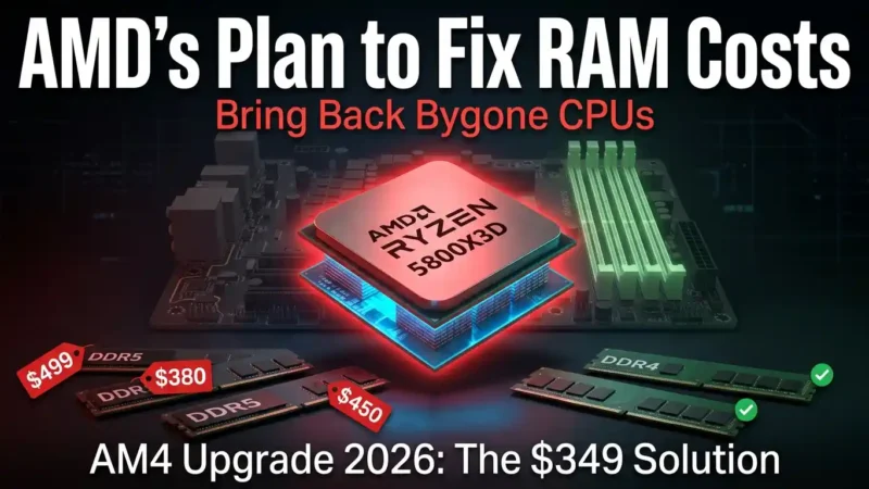 AMD’s Plan to Fix RAM Costs: Bring Back Bygone CPUs