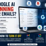 How to Turn Off Gmail AI Smart Features and Google Workspace Controls