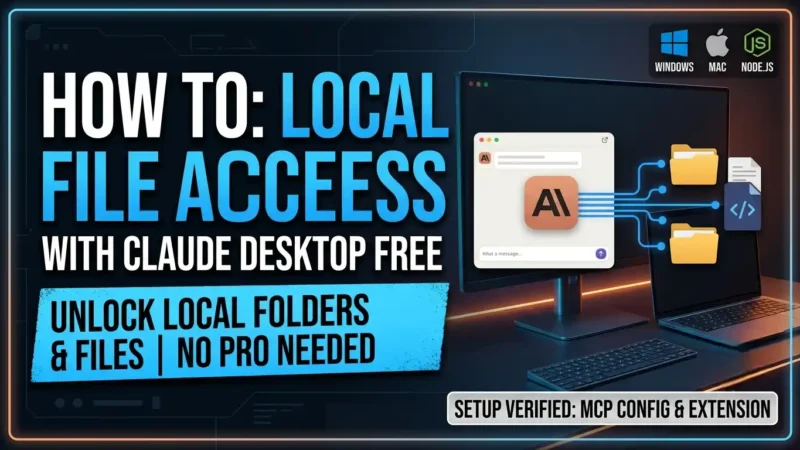 How to Give Claude Desktop Local File Access (Without a Pro Plan)
