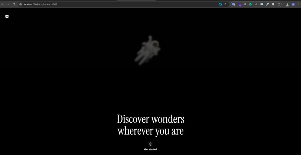 Launch the web interface.