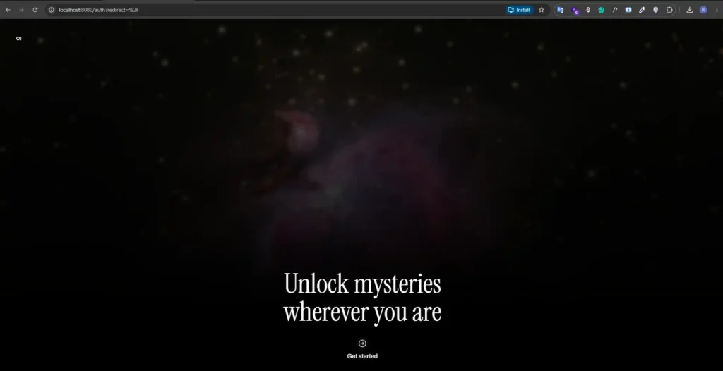 Open the web app