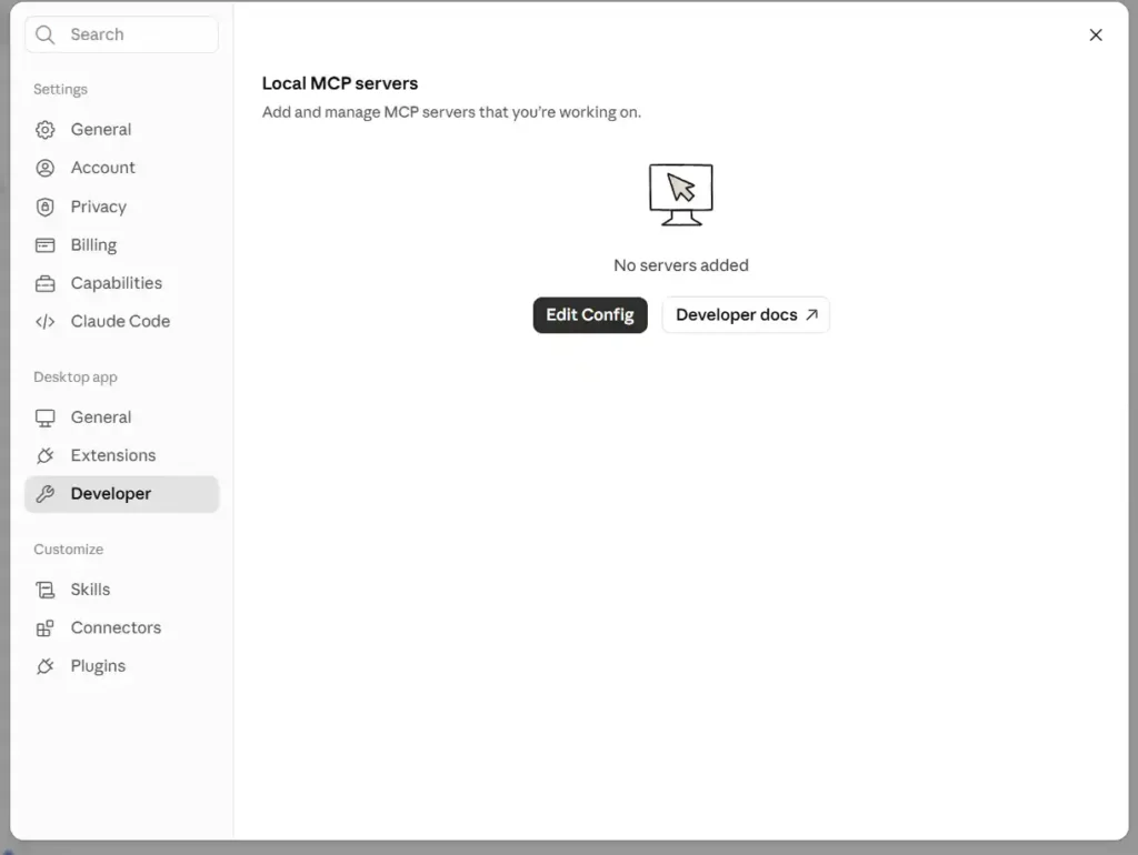 find Developer from the menu. Once you select Developer