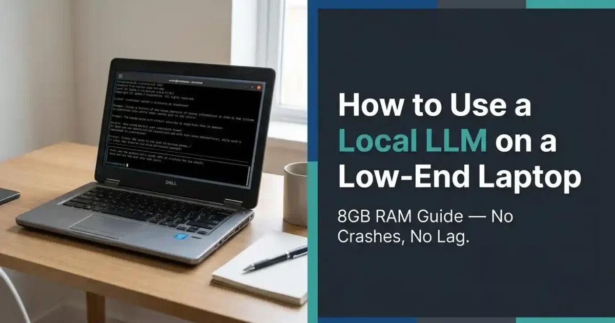 How to Use a Local LLM on an 8GB RAM Laptop: Best Models and Settings