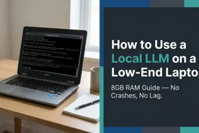 How to Use a Local LLM on an 8GB RAM Laptop: Best Models and Settings