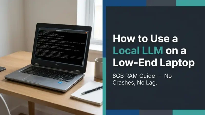 How to Use a Local LLM on an 8GB RAM Laptop: Best Models and Settings