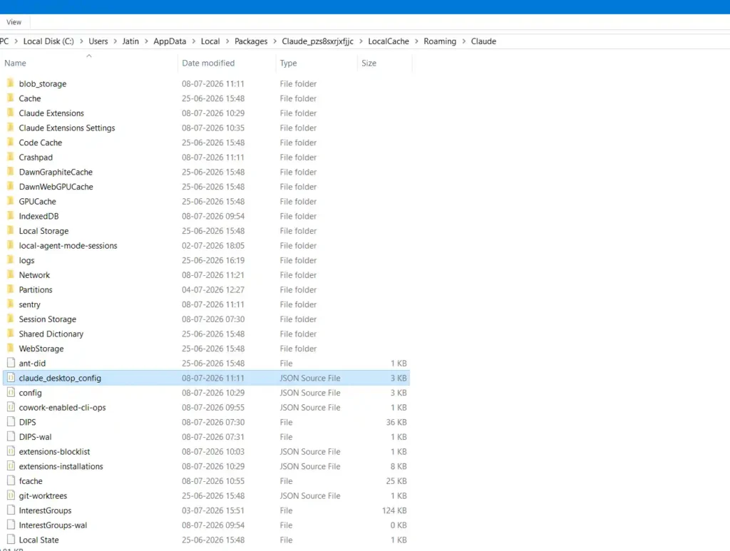 opens with the claude_desktop_config