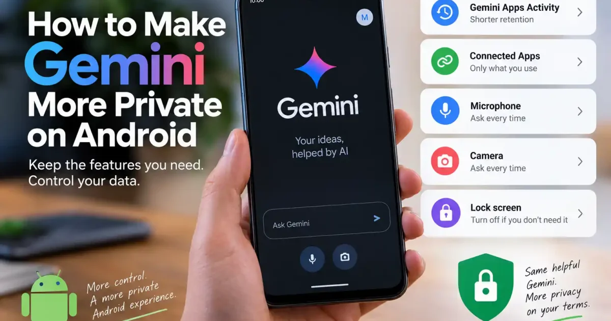 How to Use Gemini on Android Without Sharing More Data Than Necessary