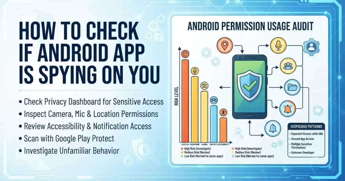 Check if Android app is spying on you: Android privacy checks