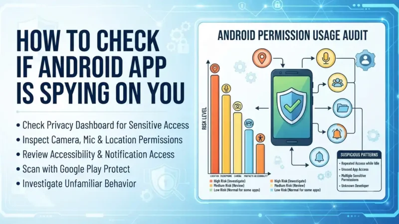 Check if Android app is spying on you: Android privacy checks